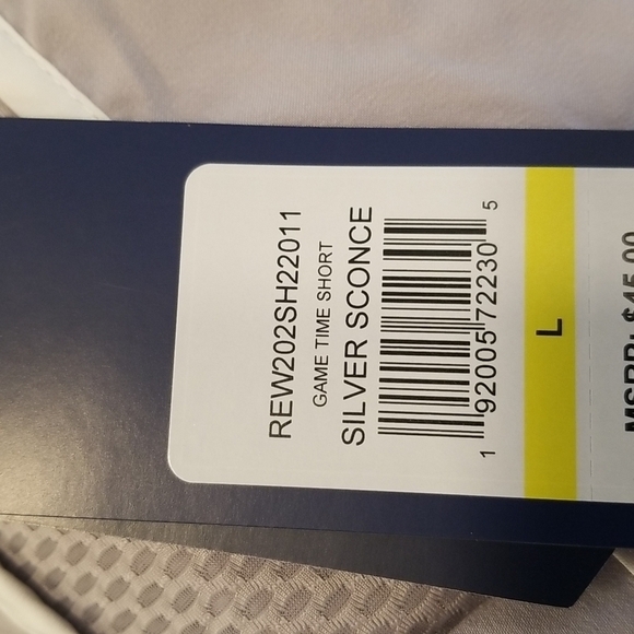 💕REEBOK💕 Game Time Shorts Built-In Brief Large L NWT - Picture 6 of 9